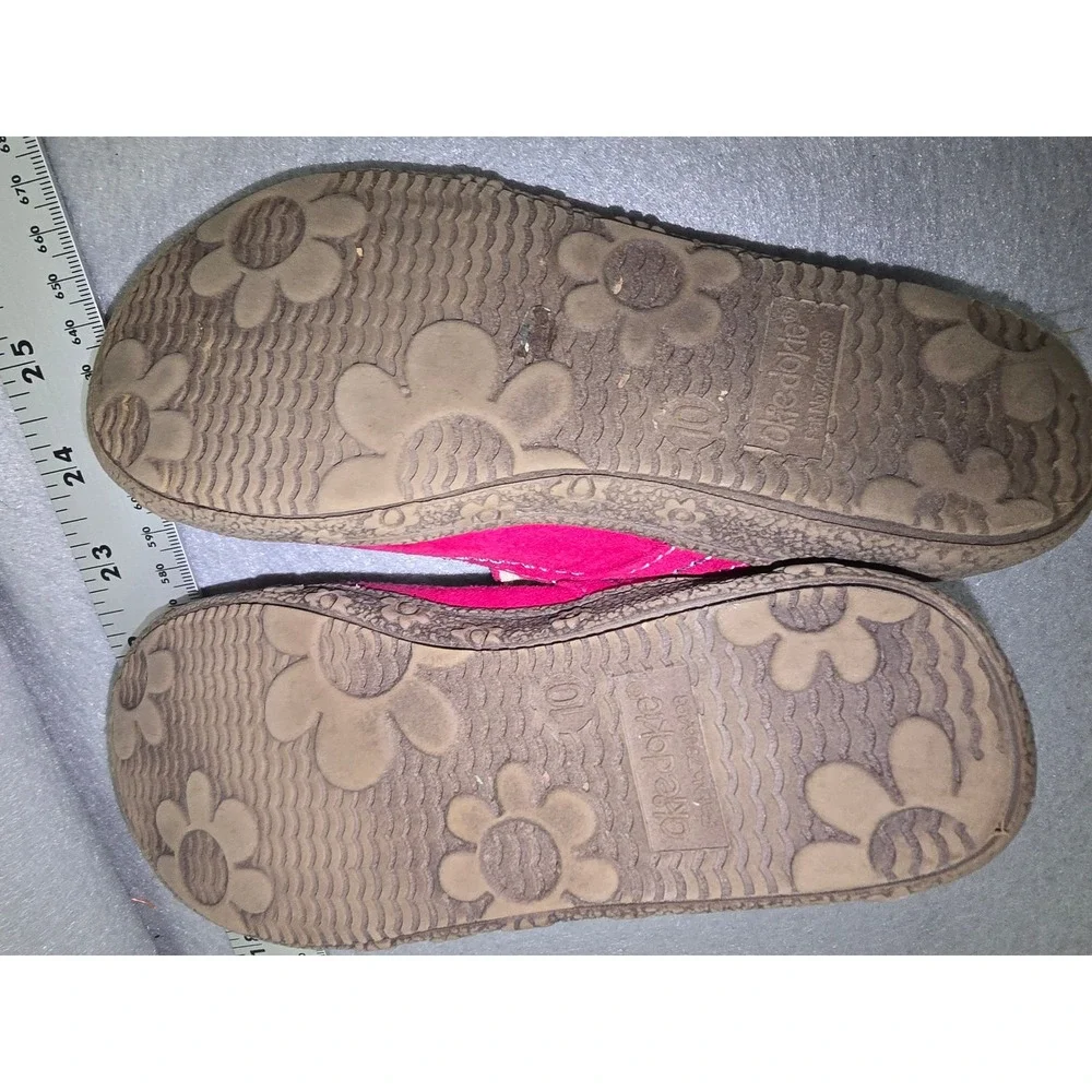 Okie Dokie OD BANDET Pink Floral Mary Jane Flats Kids Size 10M